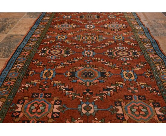 Antique Persian runner MALAYER - nr. 550 -     