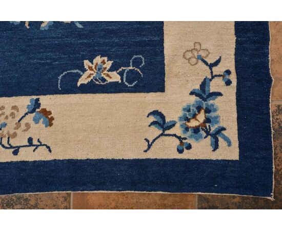 Antique Chinese BEIJING carpet - no. 1230 -     