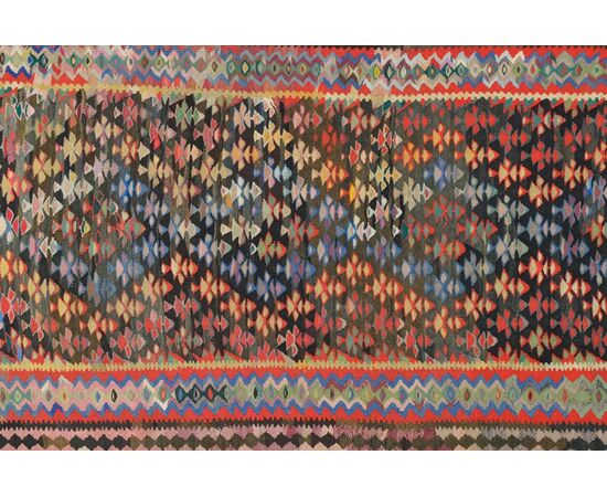 Antica passatoia Kilim KURDESTAN - n.225 -