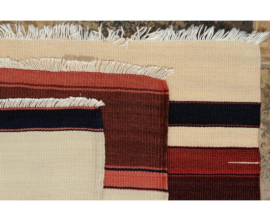 BALIKESIR kilim divided into three strips - nr. 1110 -     