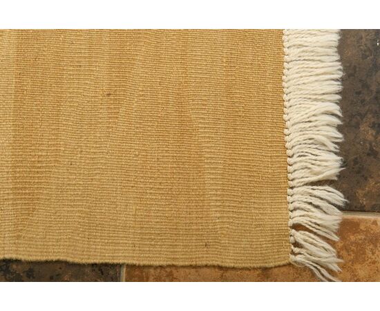 Kilim square carpet ZAGROS camel color - ref. no. 806 -     