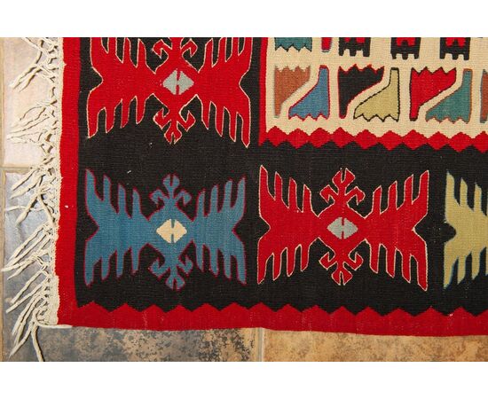 Large square kilim GOCMEN - nr. 179 -     