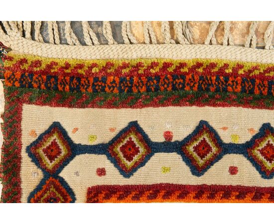 Ancient saddle of GASHGAI nomads - n. 243 - from a private collection -     