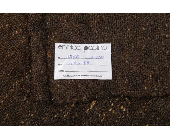 &quot;Primitive&quot; black-brown kilim - nr. 1353 -     