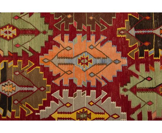 Grande Kilim KAZAK di vecchia manifattura - n. 541 -