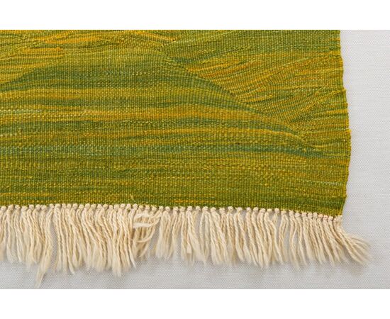 Kilim KONYA verde sfumato in giallo - n. 801 -