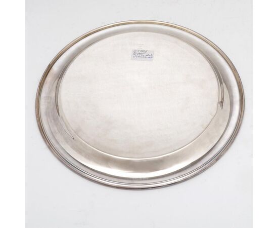 Vassoio tondo in silver plate firmato GORHAM - O/3505 -