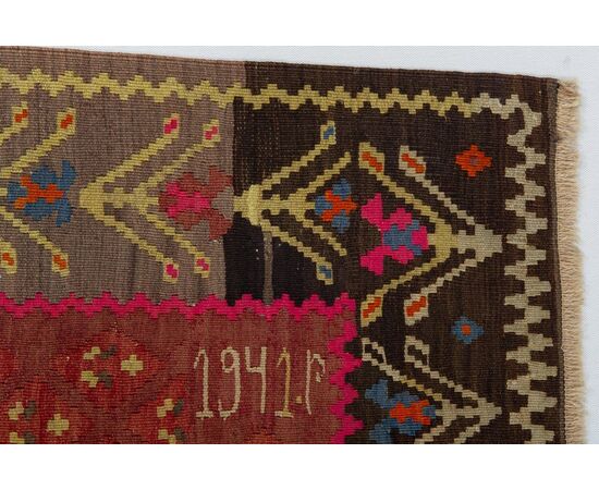 Antico kilim KAREBAGH o GAREBAGH datato - n. 622 -