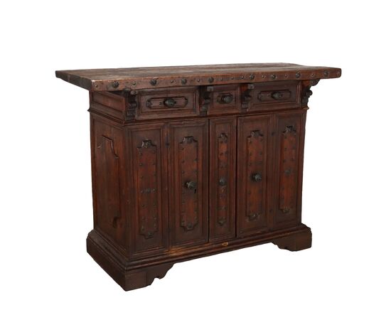 Credenza Barocco Emiliana Emilia Inizio XVIII Secolo