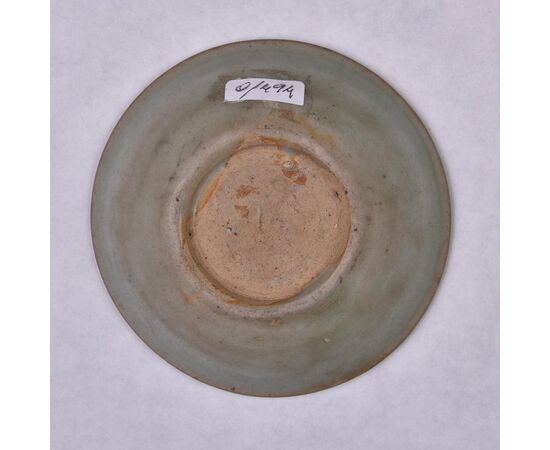 Piattino Cinese in porcellana Celadon da collezione privata - O/494 -