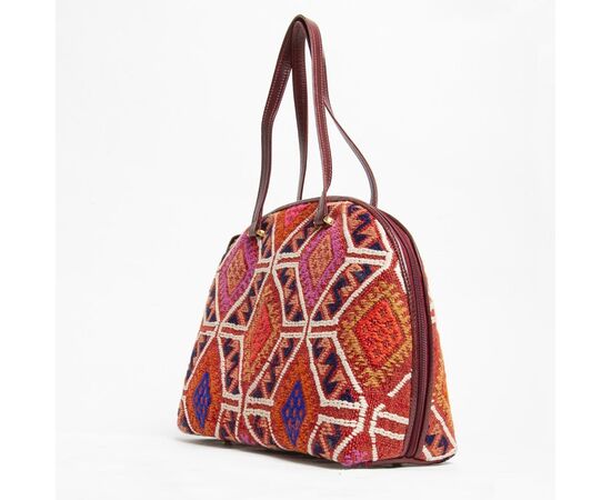 Borsa italiana in kilim e pelle - SN -