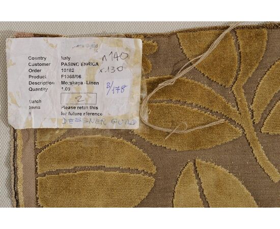 Pannello in velluto di Designer Guild - B/178 -