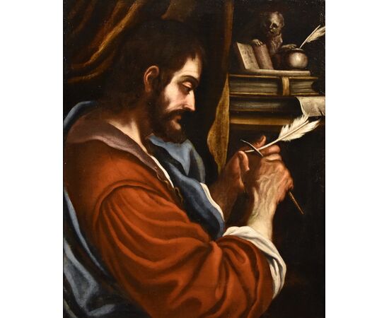 San Marco Evangelista, Giovanni Francesco Barbieri, Il Guercino (Cento, 1591 - Bologna, 1666) bottega