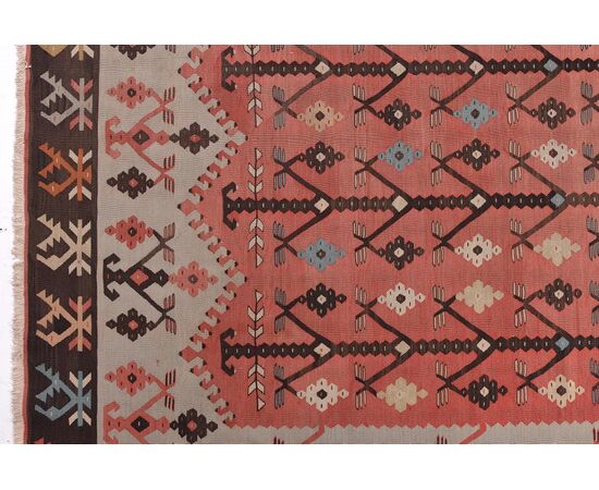 Ampio kilim GOCMEN di vecchia manifattura - n. 448 -