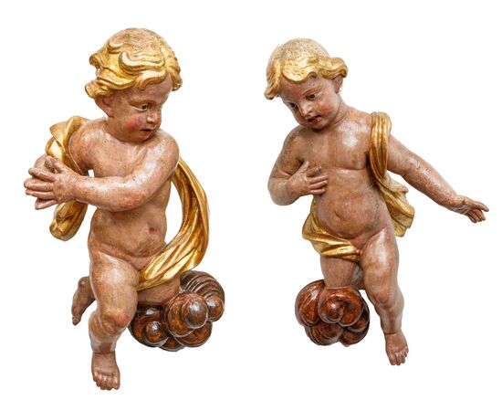 XVII secolo  Coppia di putti