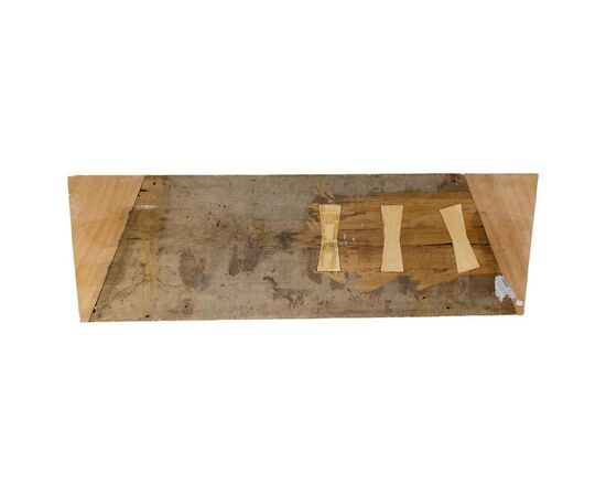 Pannello in legno laccato e dorato come testata letto - M/1834 -