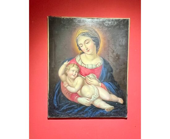 Johann Gebhard.  “ Madonna con Bambino “