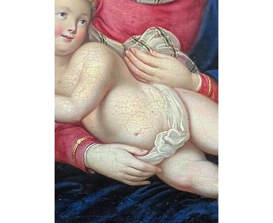 Johann Gebhard.  “ Madonna con Bambino “