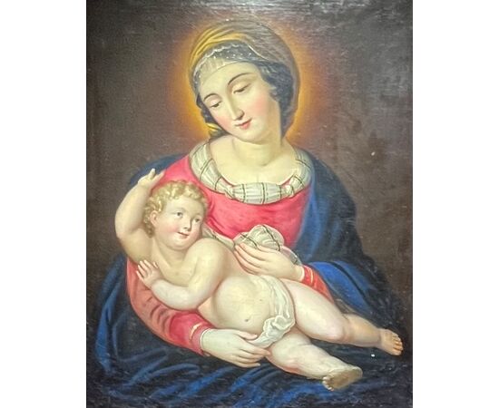 Johann Gebhard.  “ Madonna con Bambino “