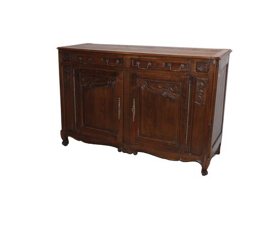 Credenza Provenzale a due ante in legno di castgno Inizio 1800 Francia