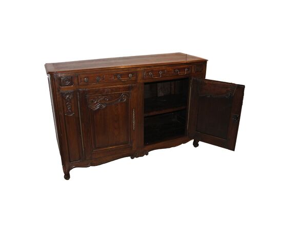 Credenza Provenzale a due ante in legno di castgno Inizio 1800 Francia