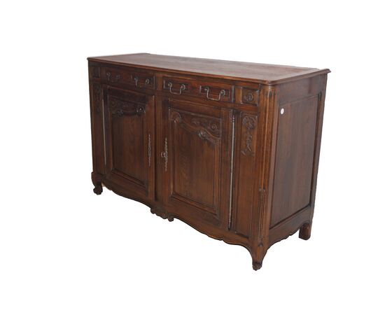 Credenza Provenzale a due ante in legno di castgno Inizio 1800 Francia