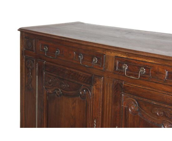 Credenza Provenzale a due ante in legno di castgno Inizio 1800 Francia