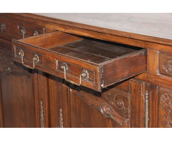 Credenza Provenzale a due ante in legno di castgno Inizio 1800 Francia