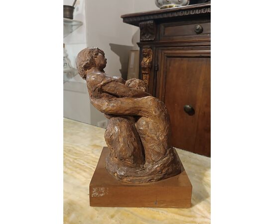 SCULTURA “L’ABBRACCIO D’AMORE” ANNI 60 XX SECOLO 