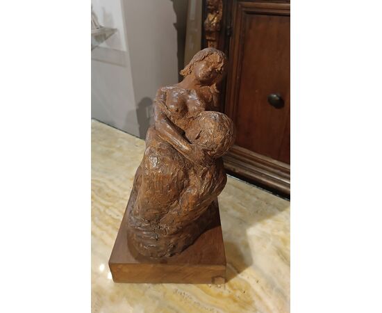 SCULTURA “L’ABBRACCIO D’AMORE” ANNI 60 XX SECOLO 