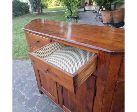 Credenza Scantonata del 1800 Veneta in Ciliegio