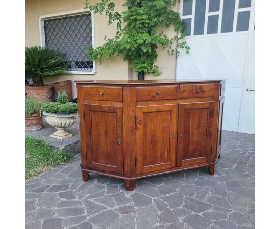 Credenza Scantonata del 1800 Veneta in Ciliegio