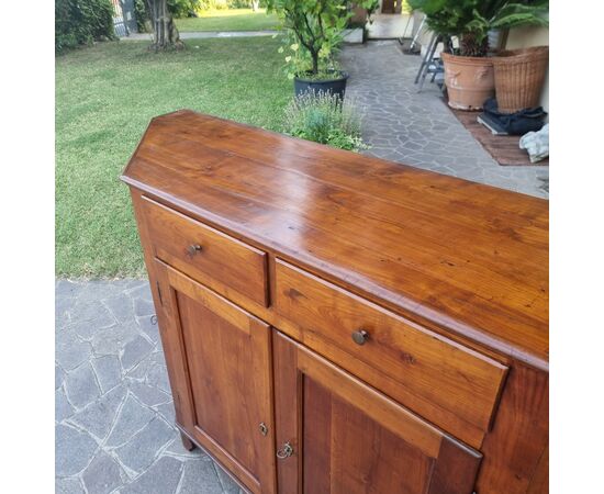 Credenza Scantonata del 1800 Veneta in Ciliegio