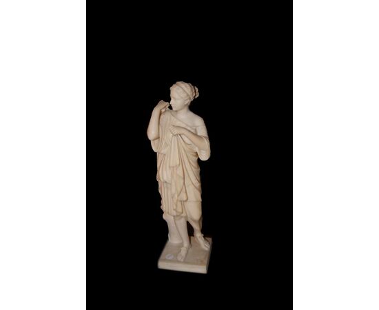 Bellissima scultura in marmo Francese del 1800 Raffigurante Dama