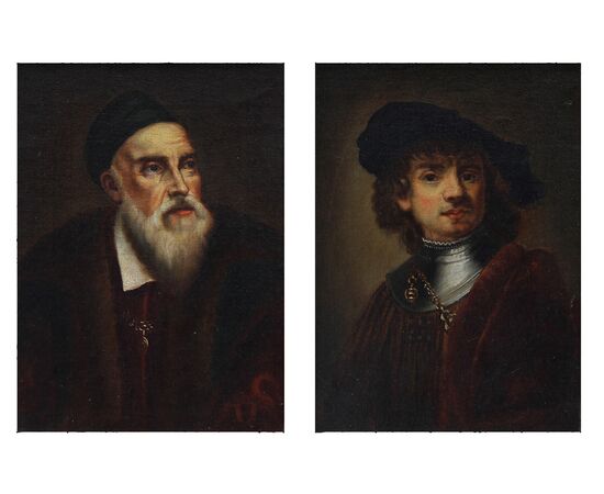 XIX secolo, Ritratti di Tiziano Vecellio e Rembrandt