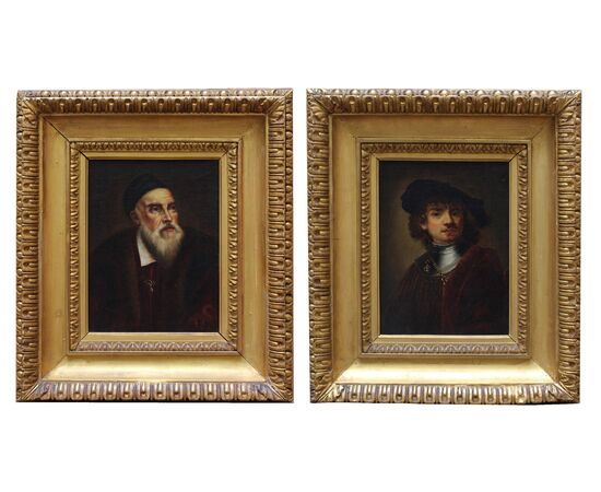 XIX secolo, Ritratti di Tiziano Vecellio e Rembrandt