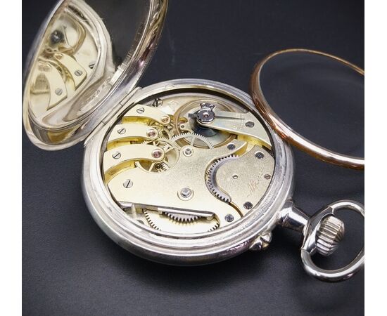 Orologio da tasca Alpina "Association Horlogere suisse". epoca1900. 