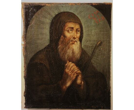 San Francesco da Paola | olio su tela del XVII sec.