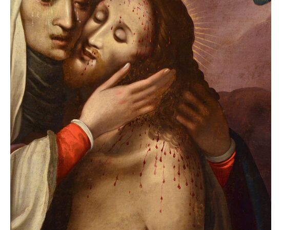 La Pietà con due cherubini, Manierismo romano del XVI secolo