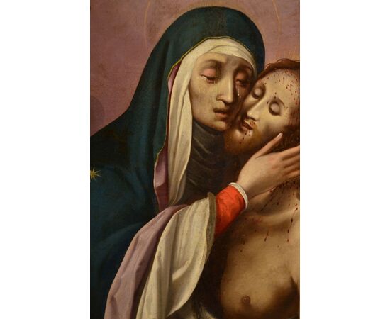 La Pietà con due cherubini, Manierismo romano del XVI secolo