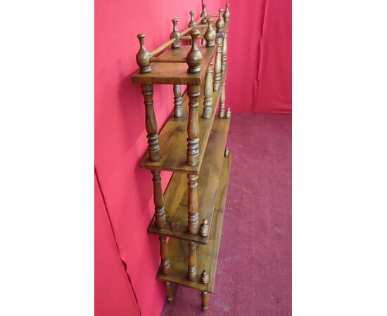Walnut étagère Italian