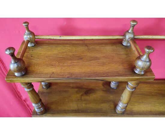 Walnut étagère Italian