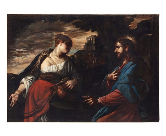 Samaritana al Pozzo, bottega di Luca Giordano