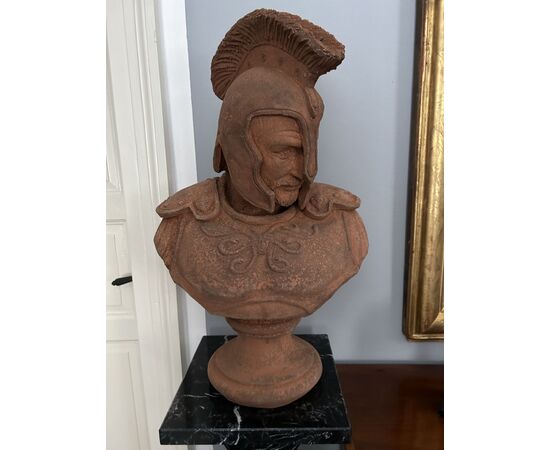 Testa di "ARES", terracotta, periodo Empero