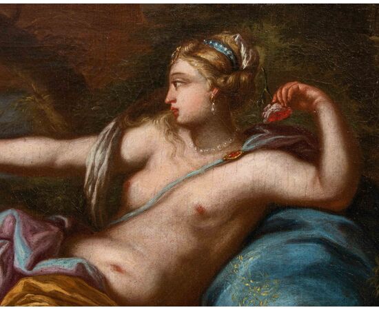 Ambito di Bon Boullogne (1649 -1717), Venere e Cupido con corteo bacchico 