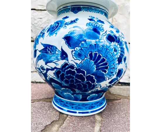 Coppia di vasi con coperchio, Royal Delft, 1988