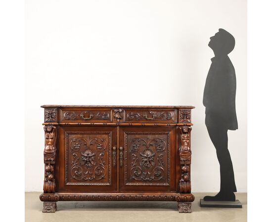 Credenza Neorinascimento Italia Fine XIX Secolo