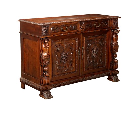 Credenza Neorinascimento Italia Fine XIX Secolo