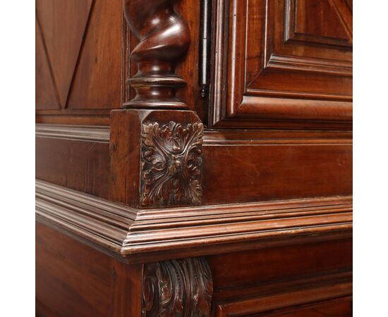 Credenza a Doppio Corpo Provenza Fine XVIII - Inizio XIX Secolo