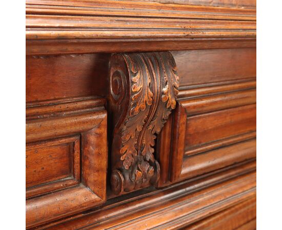 Credenza a Doppio Corpo Provenza Fine XVIII - Inizio XIX Secolo